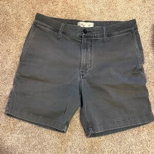 Madewell Charcoal Flat Front Shorts